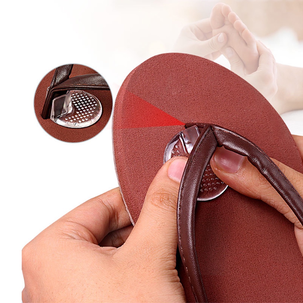 Bộ 2 Miếng Đệm Trong Suốt Gắn Phía Trước Giày Cao Gót Chống Mài Mòn