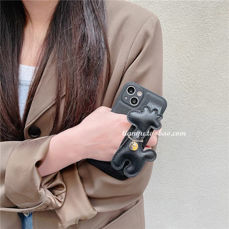 Ốp lưng Iphone có quai đeo cổ tay Giraffe dành cho Iphone 7/7plus/8/8plus/x/xr/xs/11/12/13/pro/promax