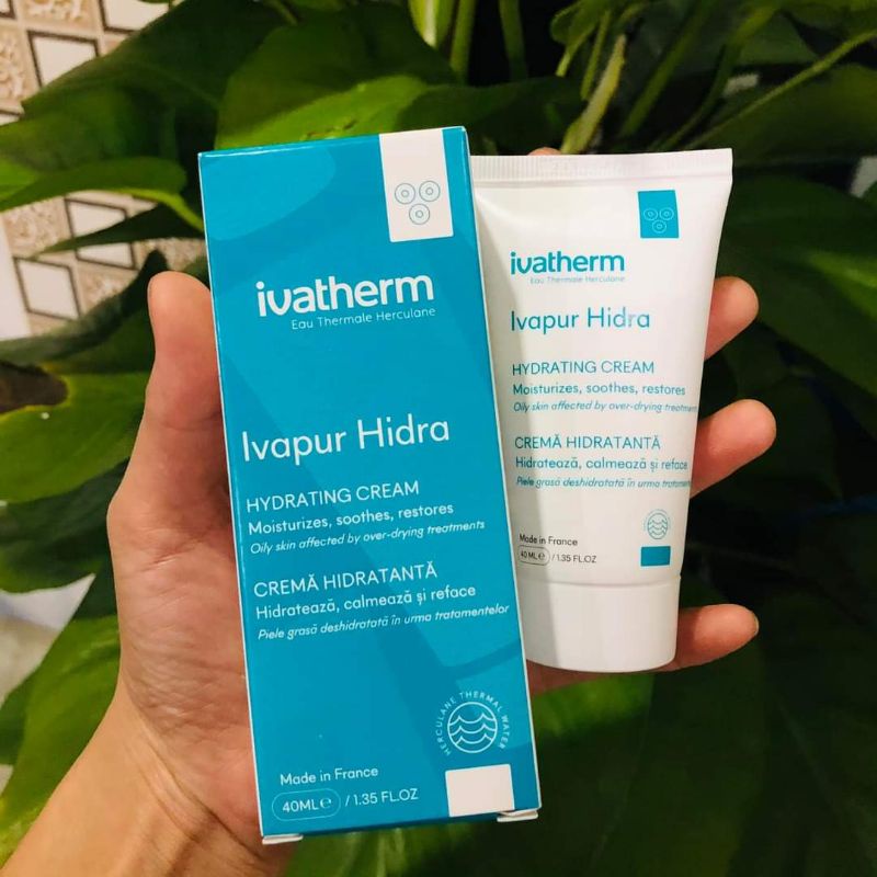 Kem Cấp Ẩm Phục Hồi Ivapur Hydra Ivatherm của Pháp 40ml