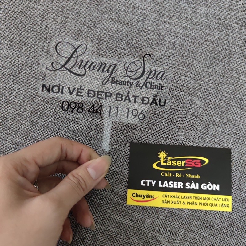 Bảng Mica Tên Shop Cầm Tay  Nail, mi, spa, beauty clinic,beauty âcdemy - Hashtag - Free Thiết Kế nội dung theo yêu cầu