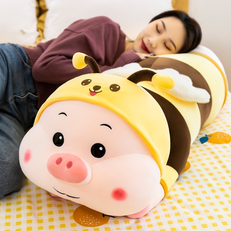 Gấu ôm heo bông cosplay ong 1M2 hàng cao cấp ♥️♥️