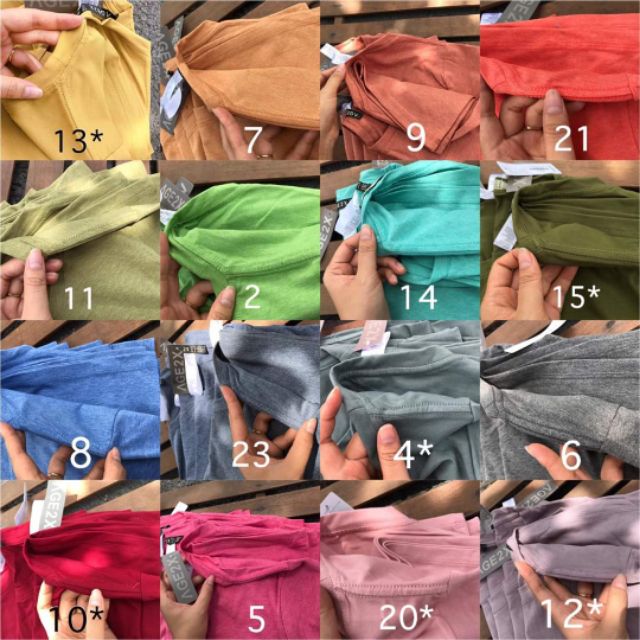 Combo sỉ áo thun nam nữ AGE2X size M
