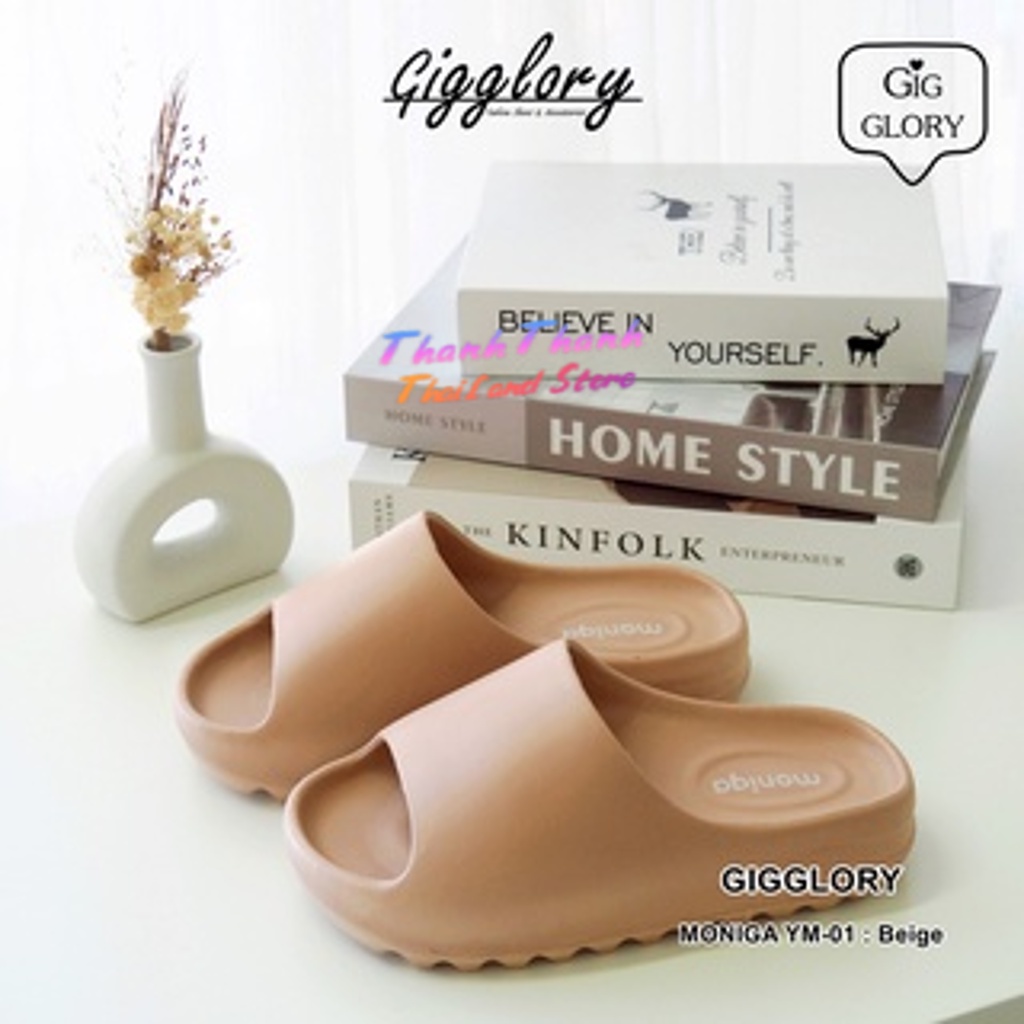 Dép Bánh Mỳ, Dép Quai Ngang Ulzzang Độn Đế 4 cm Monobo YM-01 Silde Unisex