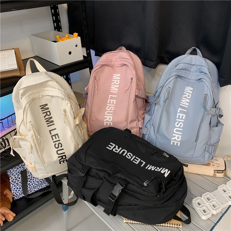 Balo PRETTYZYS 15.6 inch sức chứa lớn phong cách ulzzang Hàn Quốc 2022 cho sinh viên