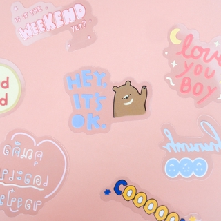 Set 20 sticker trang trí nhật ký dễ thương