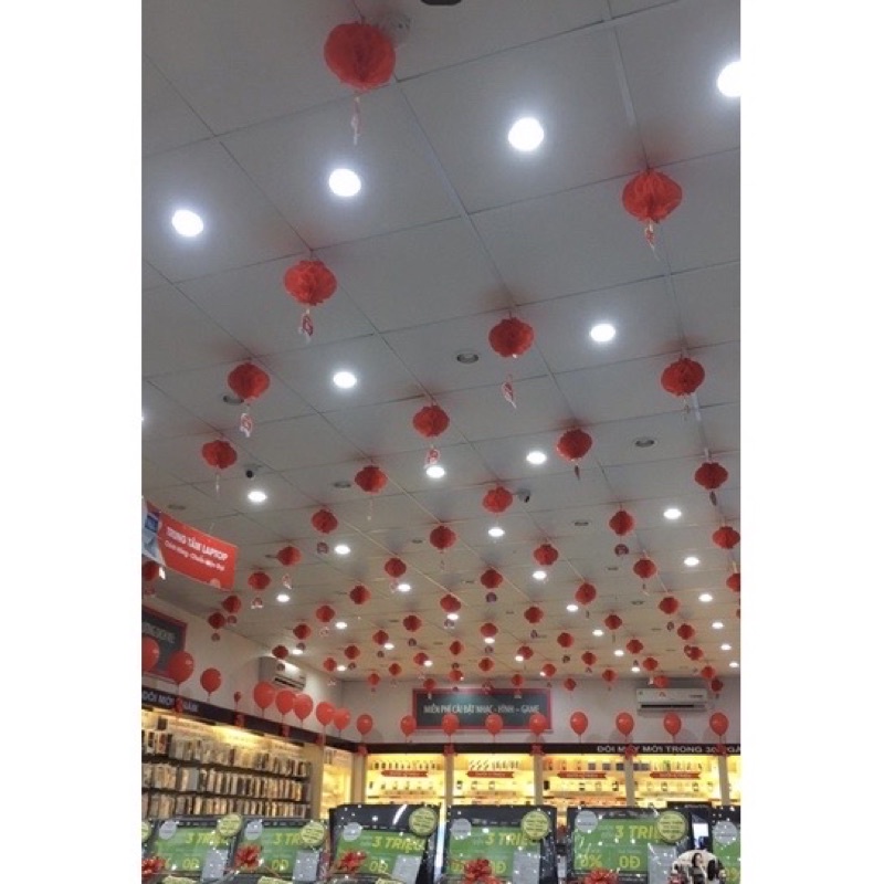 Sét 10 đèn lồng trang trí lễ tết chịu mưa ,giá ( Đủ size)