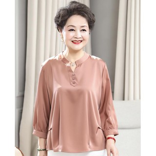 áo kiểu cao cấp cho ngươi lơn tuổi (thơi trang trung nien lolita xinh)  size s - 6xl LL19-0520