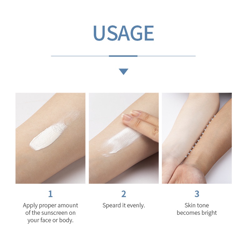 Kem Chống Nắng LAIKOU SPF50+ Dưỡng Ẩm Làm Trắng Da Toàn Thân