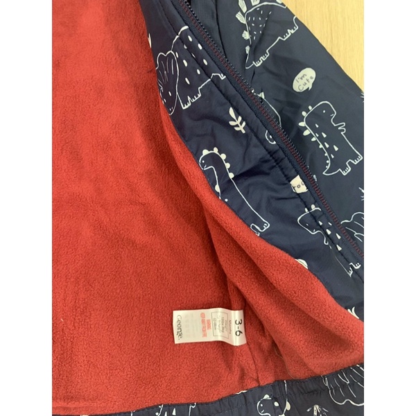 Áo khoác gió lót nỉ George dư xịn