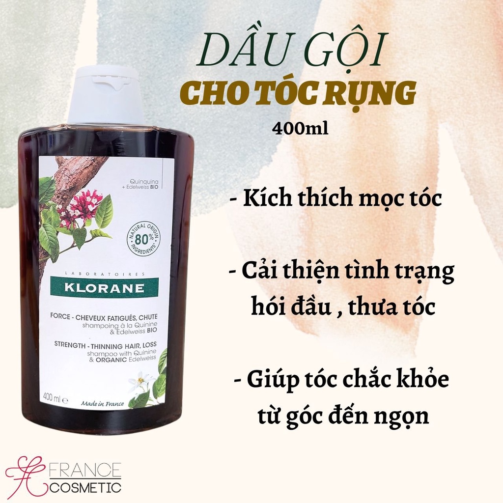 DẦU GỘI KLORANE CHO TỪNG LOẠI TÓC