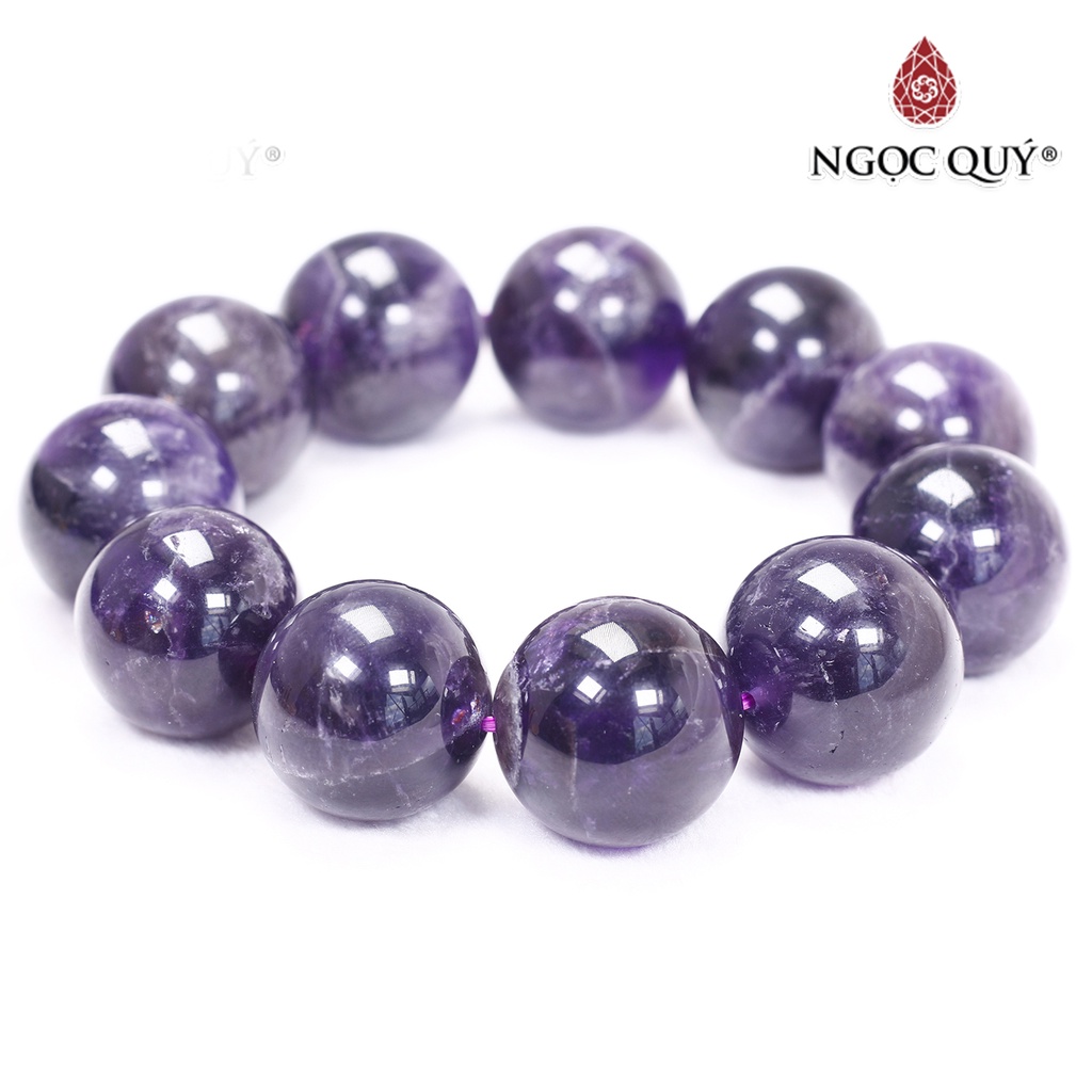 Vòng tay TA tím - Ngọc Quý