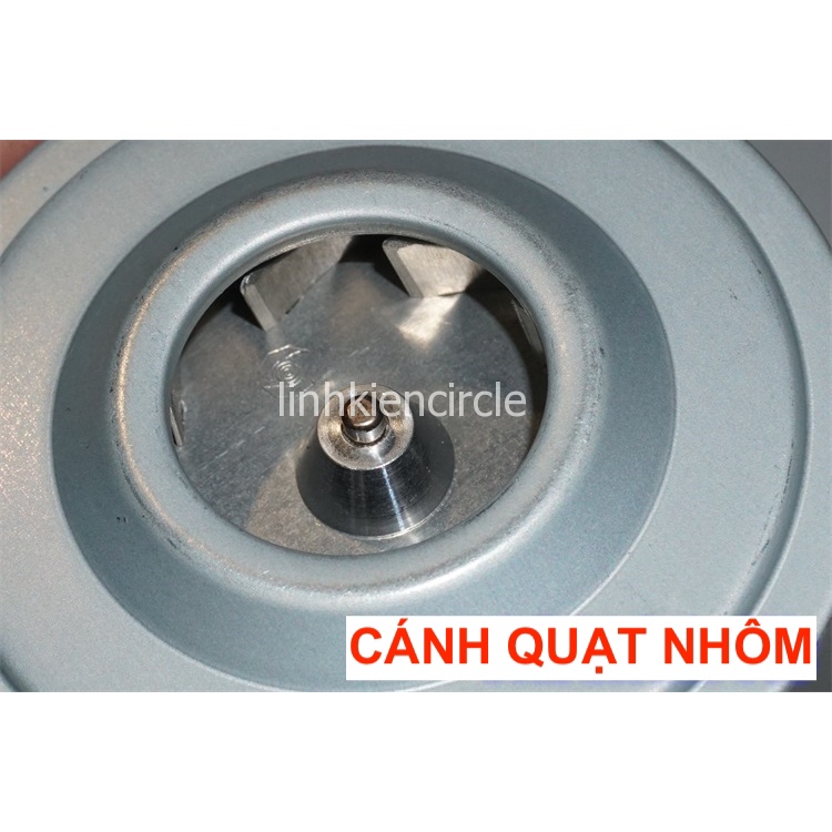 Motor lõi hút bụi DC 12V - 18V 120W có chổi than quạt nhôm 62mm tốc độ 34500 RPM - LK0404