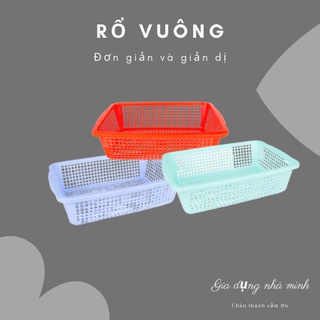 Rổ vuông đựng đồ gia dụng chính hãng Nam Dương