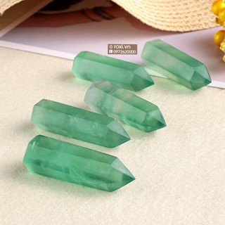 Trụ đá phong thủy xanh Fluorit (Đá tự nhiên)