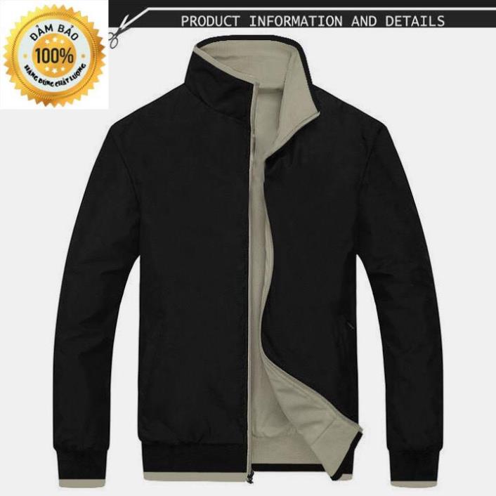 𝑪𝒉𝒖𝒂̂̉𝒏 𝑪𝒉𝒊́𝒏𝒉 𝑯𝒂̃𝒏𝒈 Áo khoác dù nam cổ đứng hai mặt cao cấp Ttgg90 Fashion AKD2000