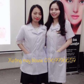 Áo choàng bác sĩ nam - nữ Lon Nhật