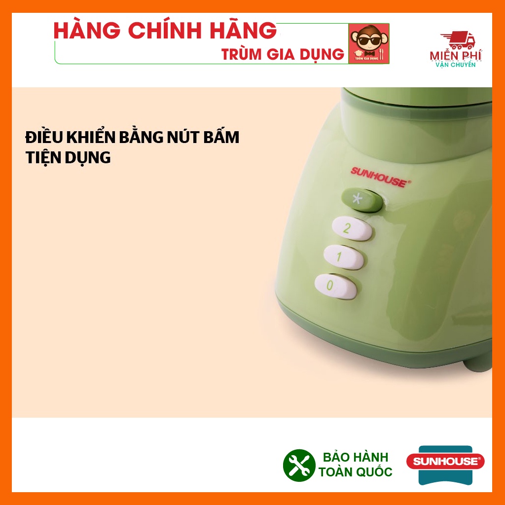 Máy xay Sunhosue 5112 một cối nhỏ bảo hành chính hãng toàn quốc.