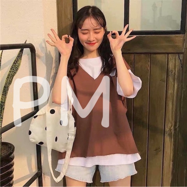 Sét áo gile rách+ quần ba sọc rộng | BigBuy360 - bigbuy360.vn