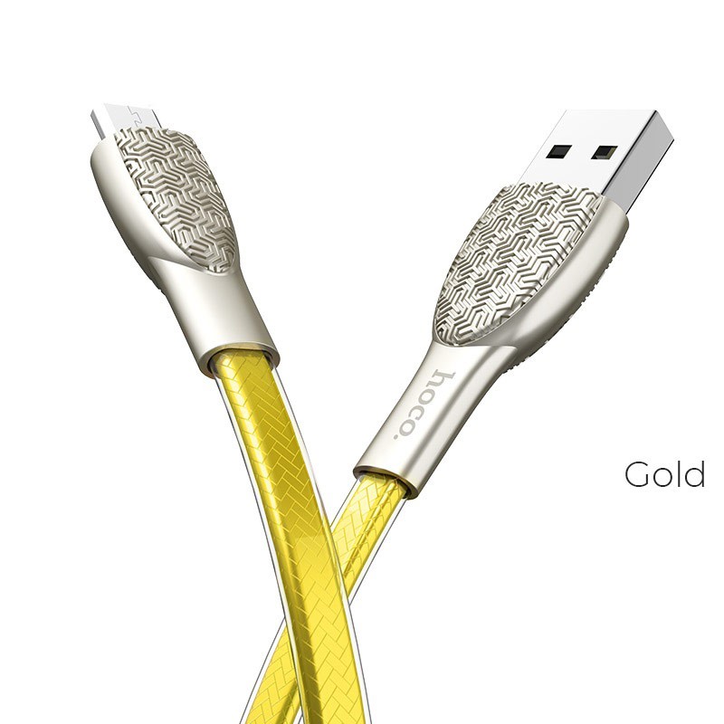 Cáp Sạc MICRO USB Hoco U52 Cho Android Dài 1.2M Chống Đứt - BH 3 tháng 1 đổi 1 (MÀU NGẪU NHIÊN) - Hưng Long PC