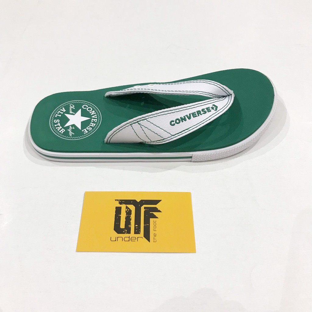 New - Dép Converse xanh lá quai trắng