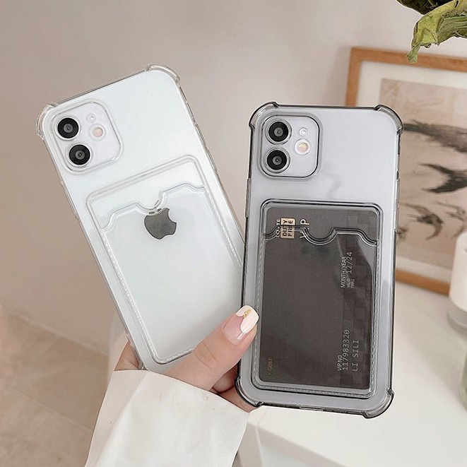 iPhone 13 Pro Max Ốp Điện Thoại Trong Suốt Chống Va Đập Có Ngăn Đựng Thẻ Cho Iphone 12 11 Pro Max 12 Mini 7 8 Plus | BigBuy360 - bigbuy360.vn