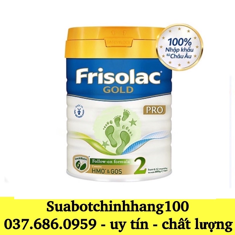 Sữa bột Frisolac gold pro 2 800g