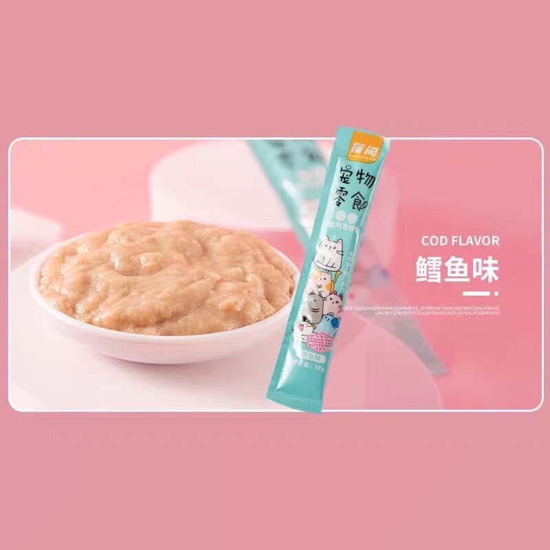 Súp Thưởng Cho Mèo Shizuka , Cat Food, Thanh 15gr