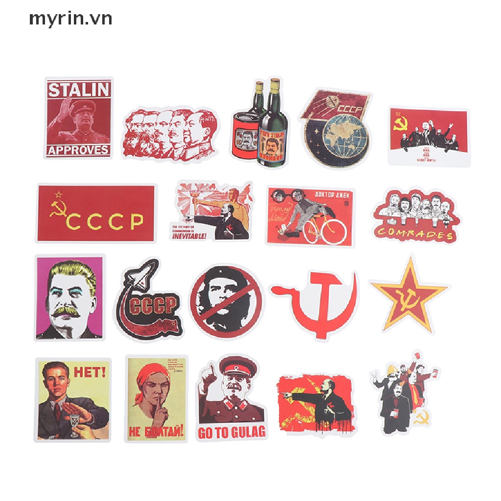 Set 50 Sticker Dán Ván Trượt Trang Trí