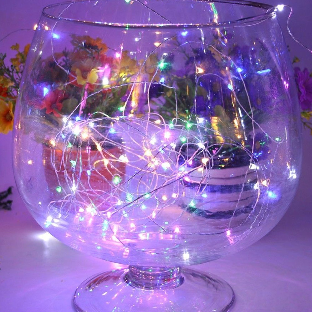 Dây đèn led trang trí cây thông noel 10M 100LED USB 5V đẹp mắt độc đáo