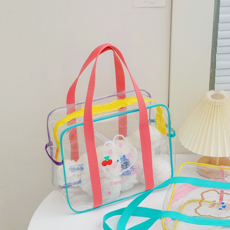 Túi Đựng Đồ Trang Điểm YOIOI Bằng PVC Trong Suốt Sức Chứa Lớn Tiện Dụng Cho Nữ