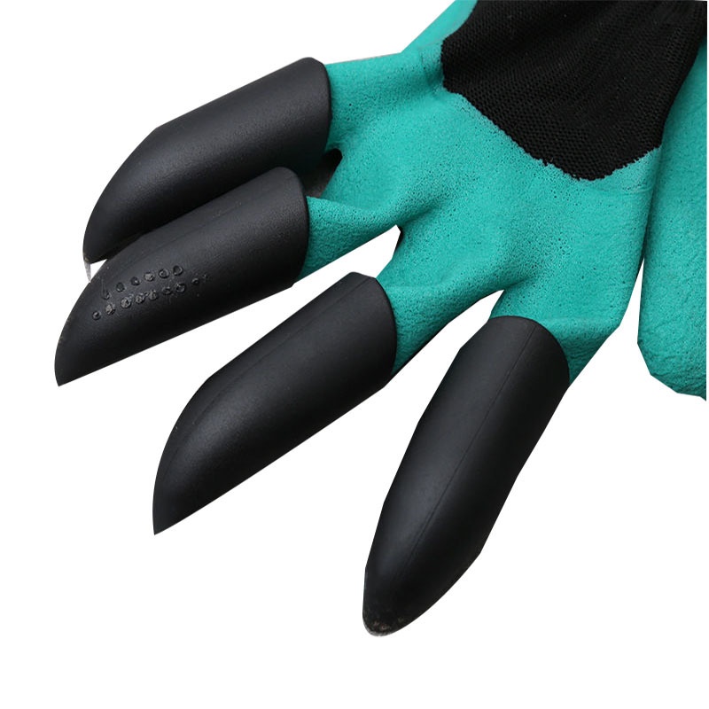 Găng tay làm vườn có móng vuốt chuyên dụng - Dễ dàng đào xới đất - Co giãn đàn hồi Happy Home 1977