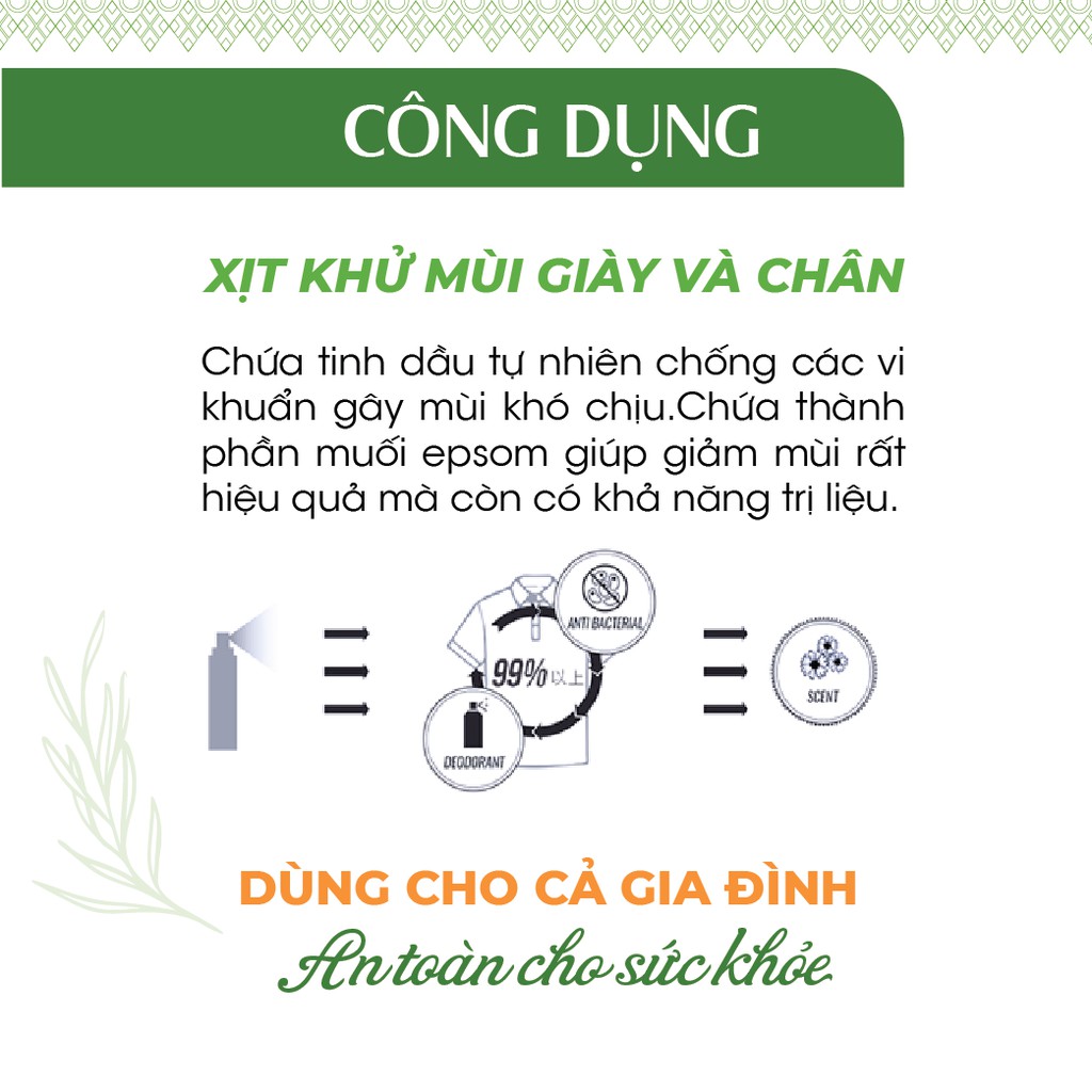 Xịt khử mùi giày và chân 24Care khử mùi hôi, sạch khuẩn, lưu hương | [PHÂN PHỐI CHÍNH HÃNG]