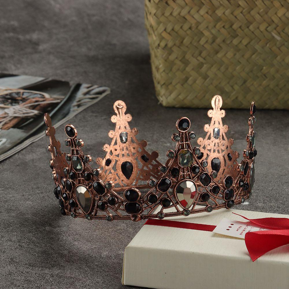 Vương Miện Đính Đá Lấp Lánh Sang Trọng|Phụ Kiện Cài Tóc Cô Dâu Sang Trọng