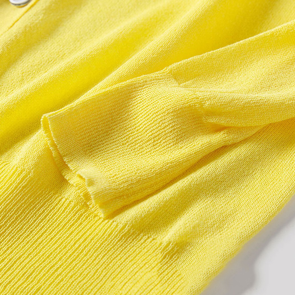 Áo Khoác Cardigan Dệt Kim Tay Dài Dáng Rộng Chống Nắng | BigBuy360 - bigbuy360.vn