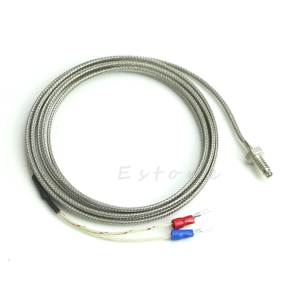 Dây Lò Xo Nối Bộ Cảm Biến Nhiệt Độ Loại K Dài 2m Có Vít M6