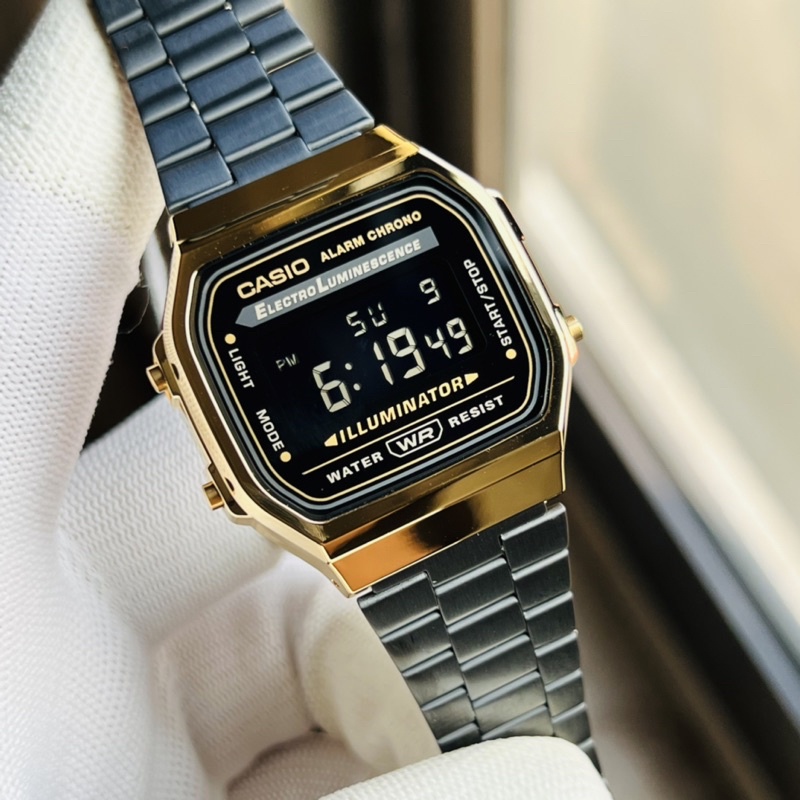 Đồng hồ Nam casio A168wegb-1b
