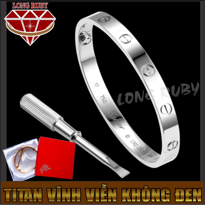 Vòng tay cao cấp Titan Catier tình yêu vĩnh cửu