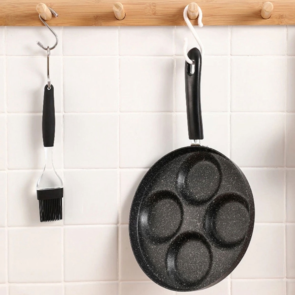 Chảo đá chống dính 4 ngăn cao cấp - chảo chiên trứng ốp la đường kính 24cm