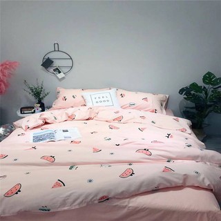 [RẺ VÔ ĐỊCH] Bộ ga 3 món cotton poly ( 1 ga giường, 2 vỏ gối nằm)