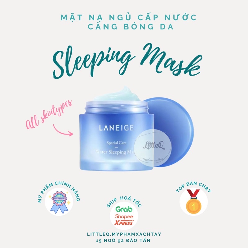 mặt nạ ngủ water sleeping mask