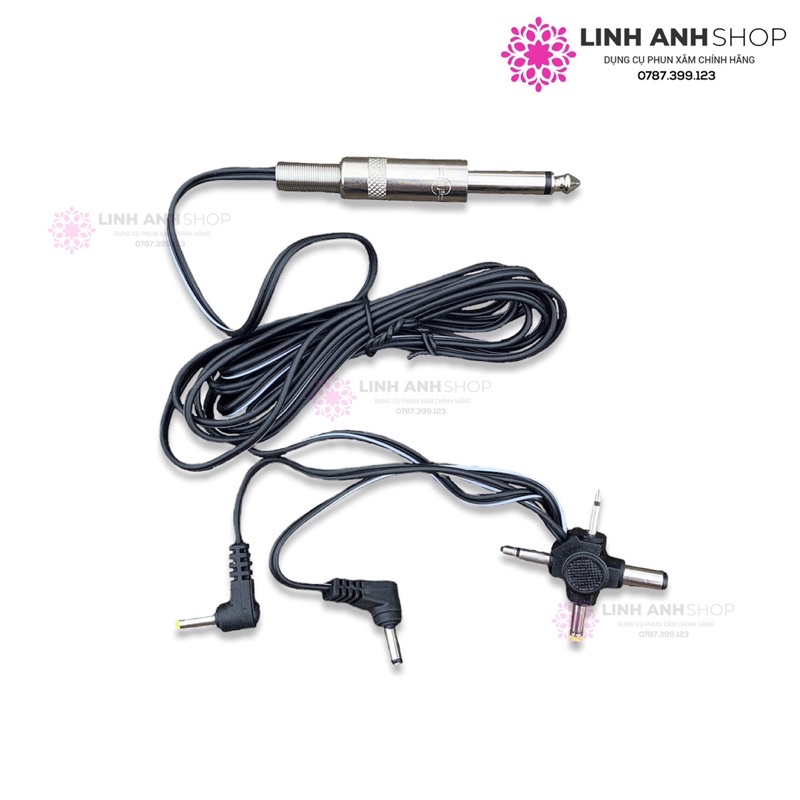 Dây 3 Đầu 4 Đầu Đa Năng Cắm Máy Pen Phun Xăm