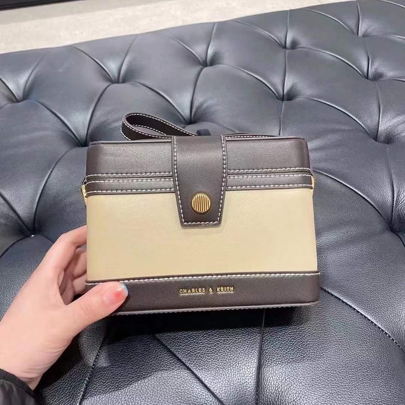 Túi Hộp CNK23 CK2-80701182 Túi Đeo Chéo Phong Cách retro Thời Trang Cho Nữ