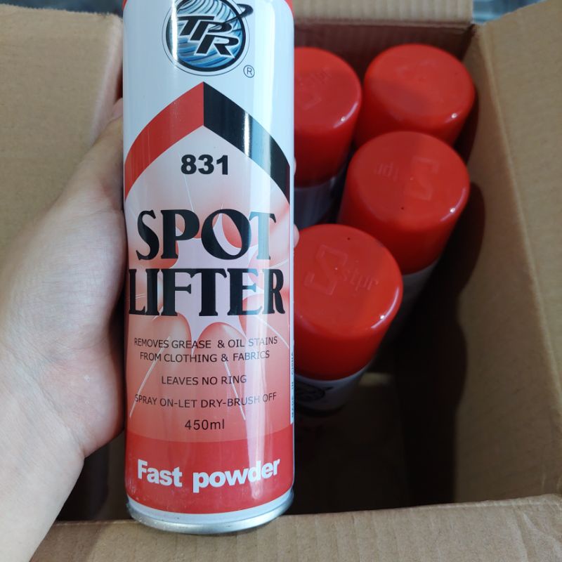 Xịt Tẩy Ủ Dầu Máy Trên Vải