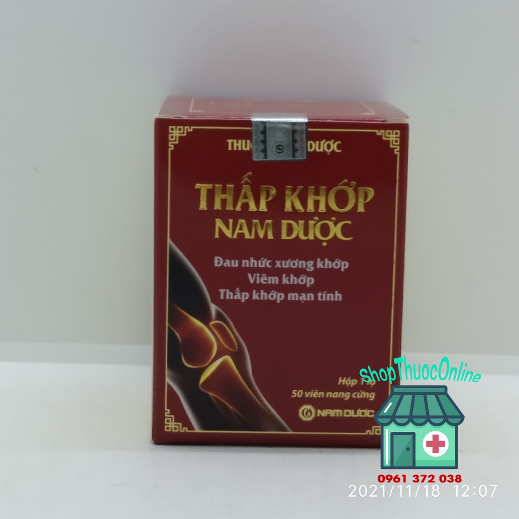 Thấp khớp NAM DƯỢC hộp 50 viên