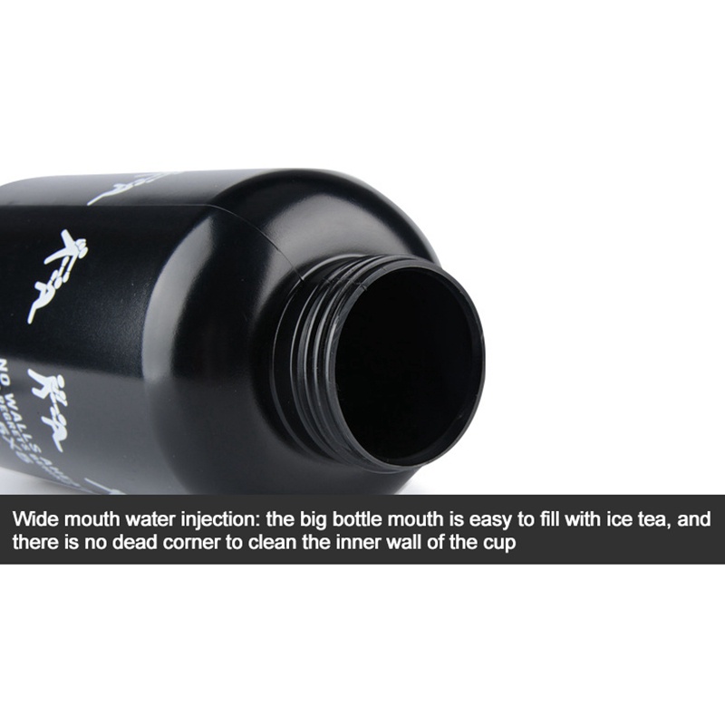 Bình Nước Thể Thao 1 Lít Bằng Nhựa Không BPA Có Ống Hút Dài