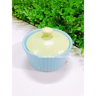  Bát sứ Ramenkin có nắp 150ml cho bé
