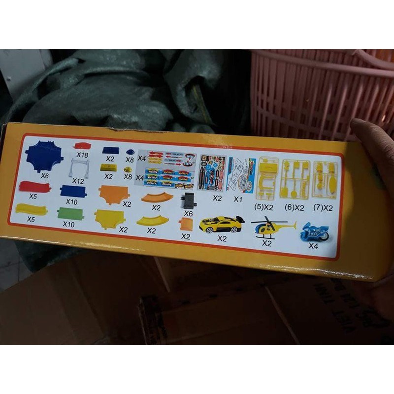 Đồ chơi lắp ráp đường đua sáng tạo Enfa 127