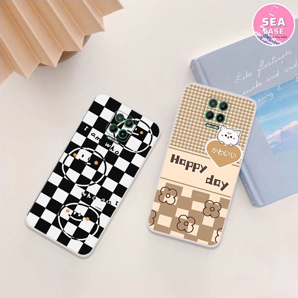 Ốp lưng Vsmart Aris/ Aris Pro hoạ tiết nền kẻ caro thời trang, viền dẻo