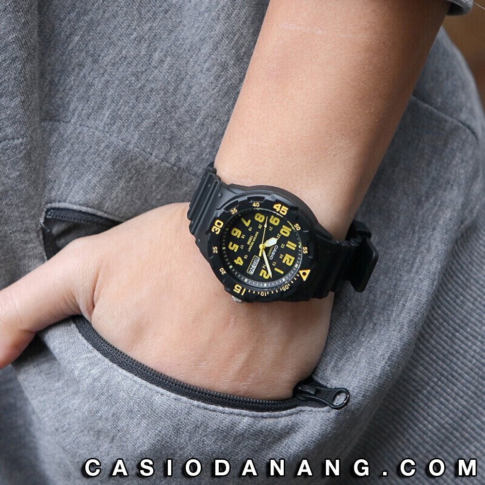 Đồng hồ nam dây nhựa Casio Standard chính hãng Anh Khuê MRW-200H-9BVDF (44mm)