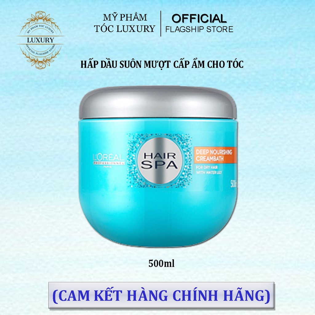 Dầu hấp Loreal Professionnel Hair Spa suôn mượt cấp ẩm cho tóc khô 500ml